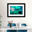 Lofoten islands aurora framed print Wall Decor