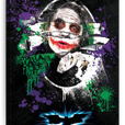 Dark Knight Deranged Joker Wall Art | Digital Art