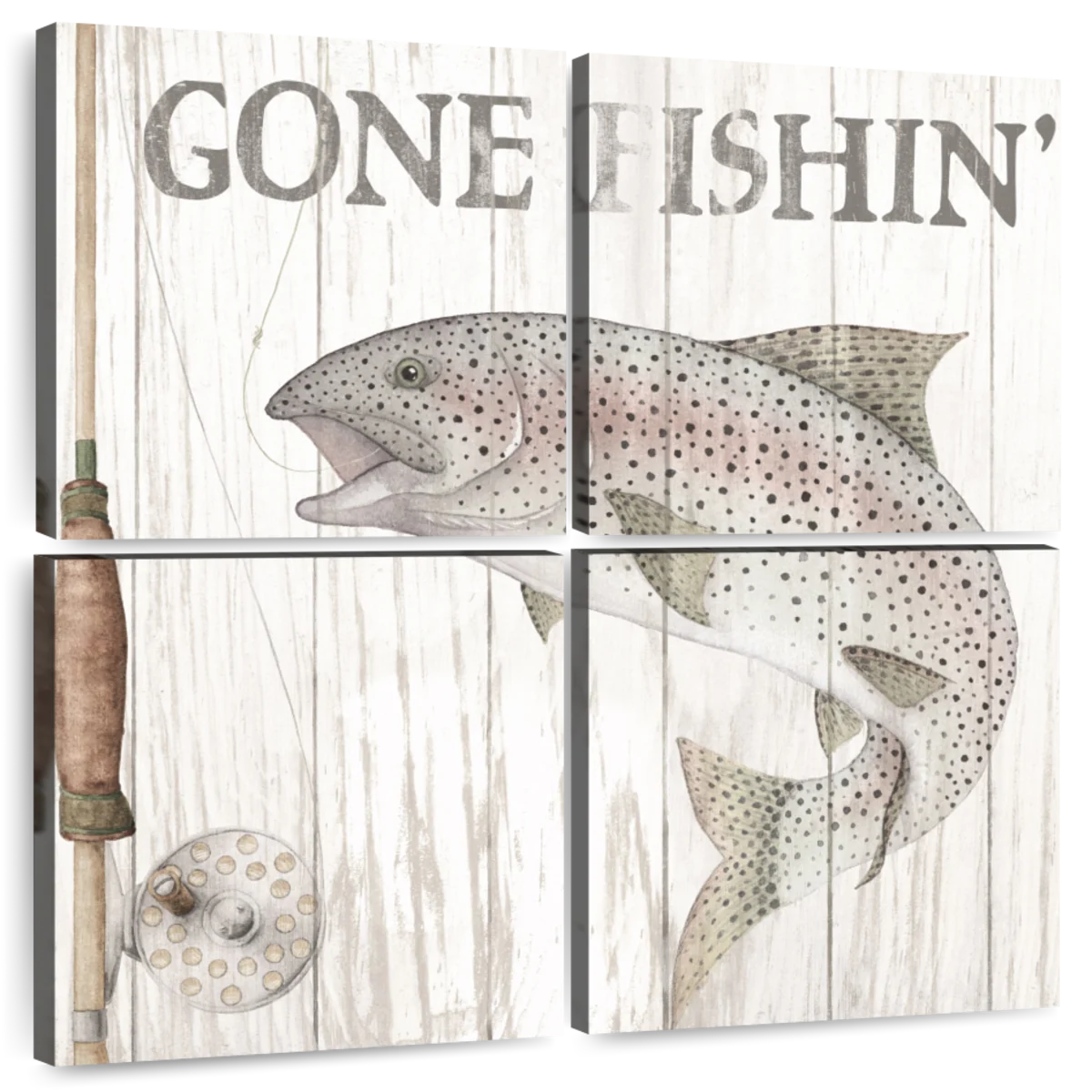 Fishing Trip Essentials Wall Art