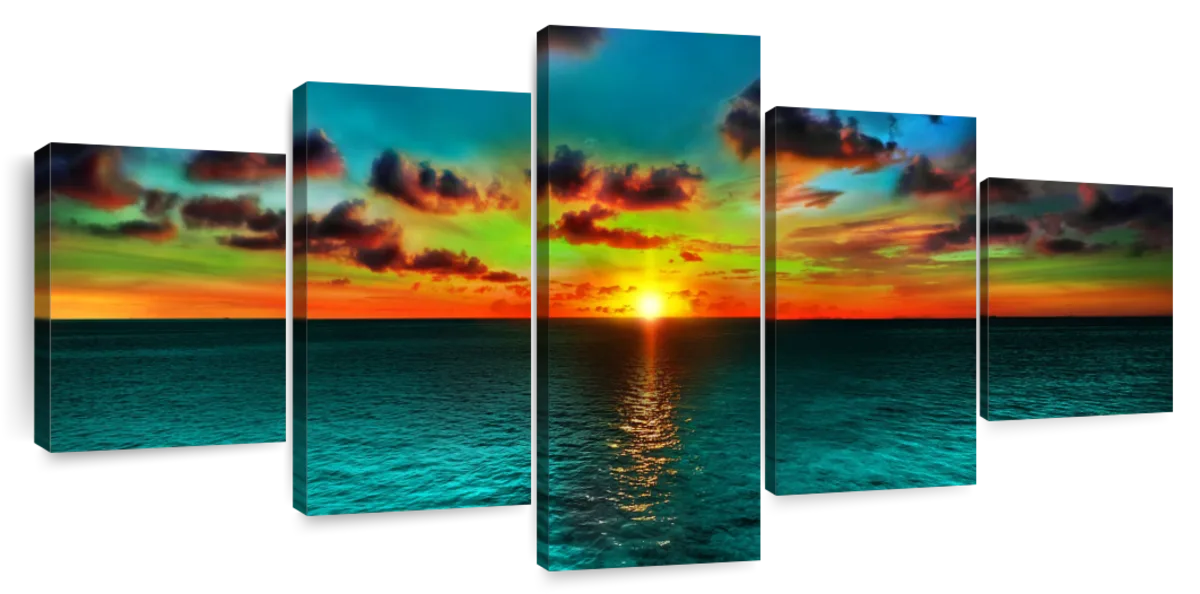 Sunset And Ocean Wall Art | Photography