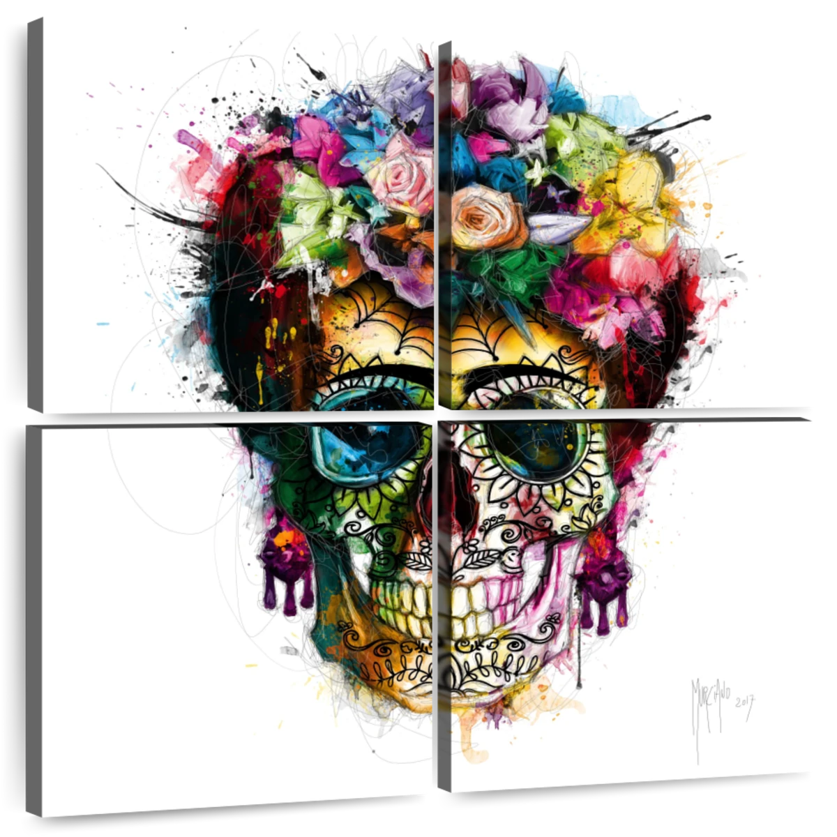 Frida Kahlo Skull Art: Canvas Prints, Frames & Posters