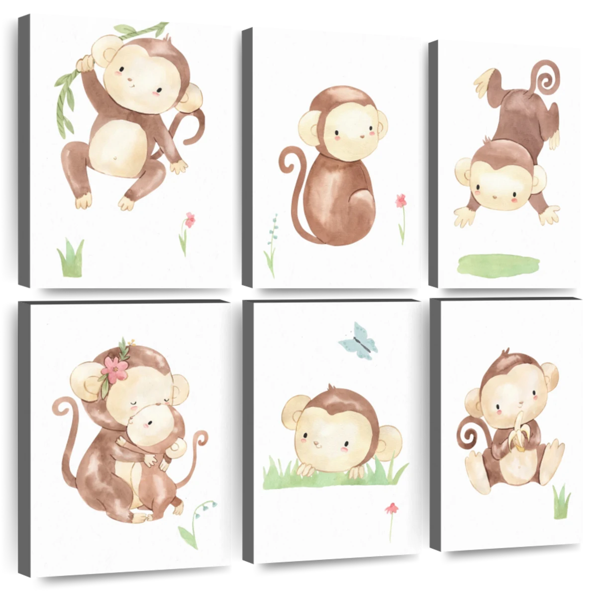 Baby Monkey, Posters, Art Prints, Wall Murals