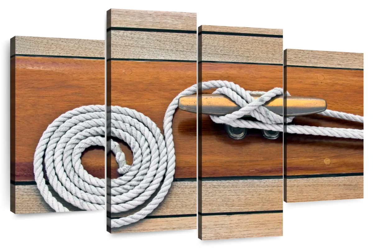 Rope Knots And Cleat Wall Art