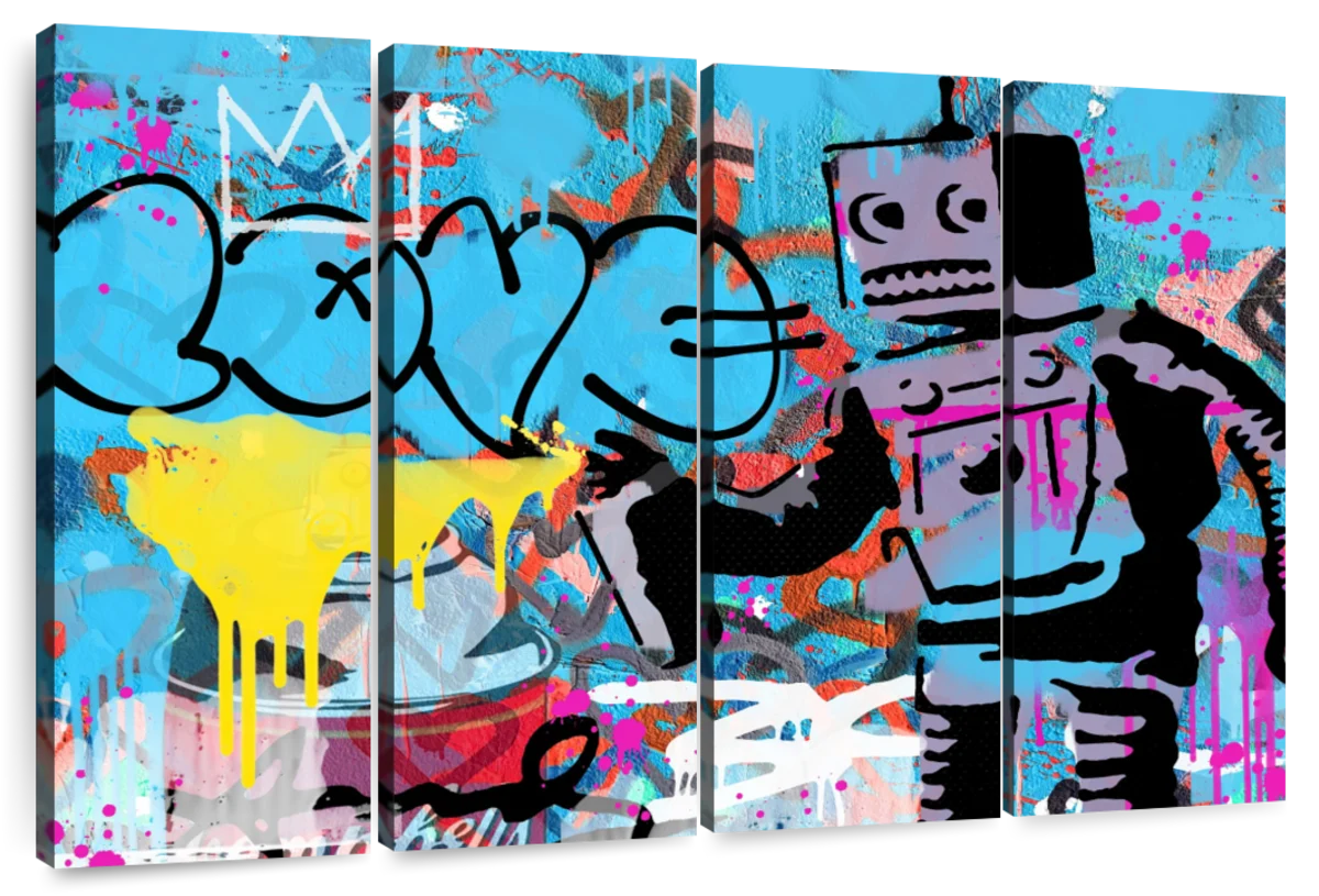 The Lovers Art Graffiti Art Canvas Pop Wall Art Street Wall 