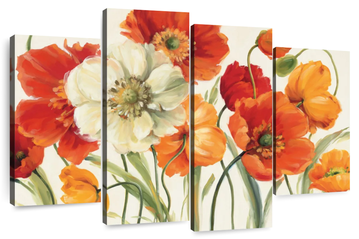Poppies Melody Wall Art | Painting | by Lisa Audit