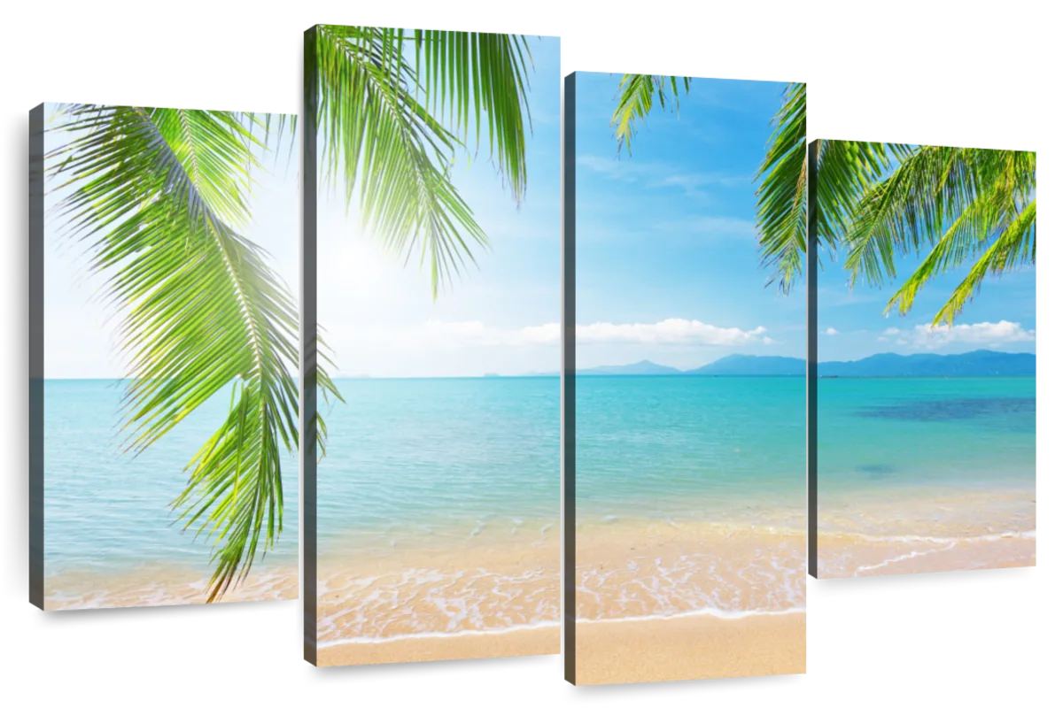 Coconut Palms And Beach Wall Art | Photography