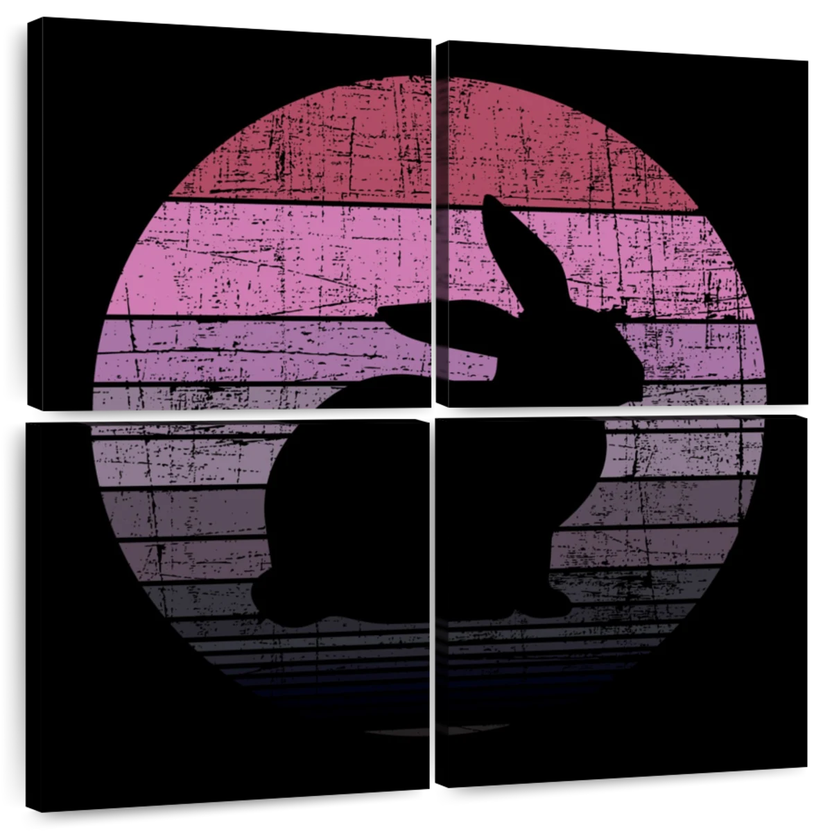 bunny silhouette printable