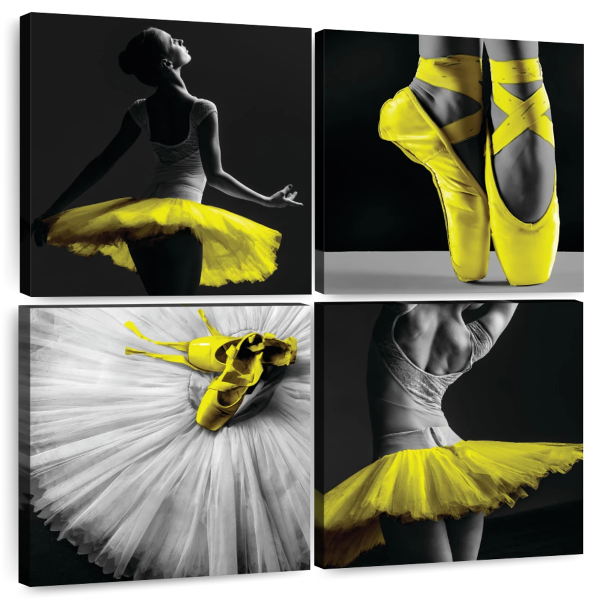 yellow pointe shoes