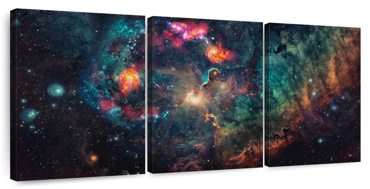 Poster Space galaxy image 