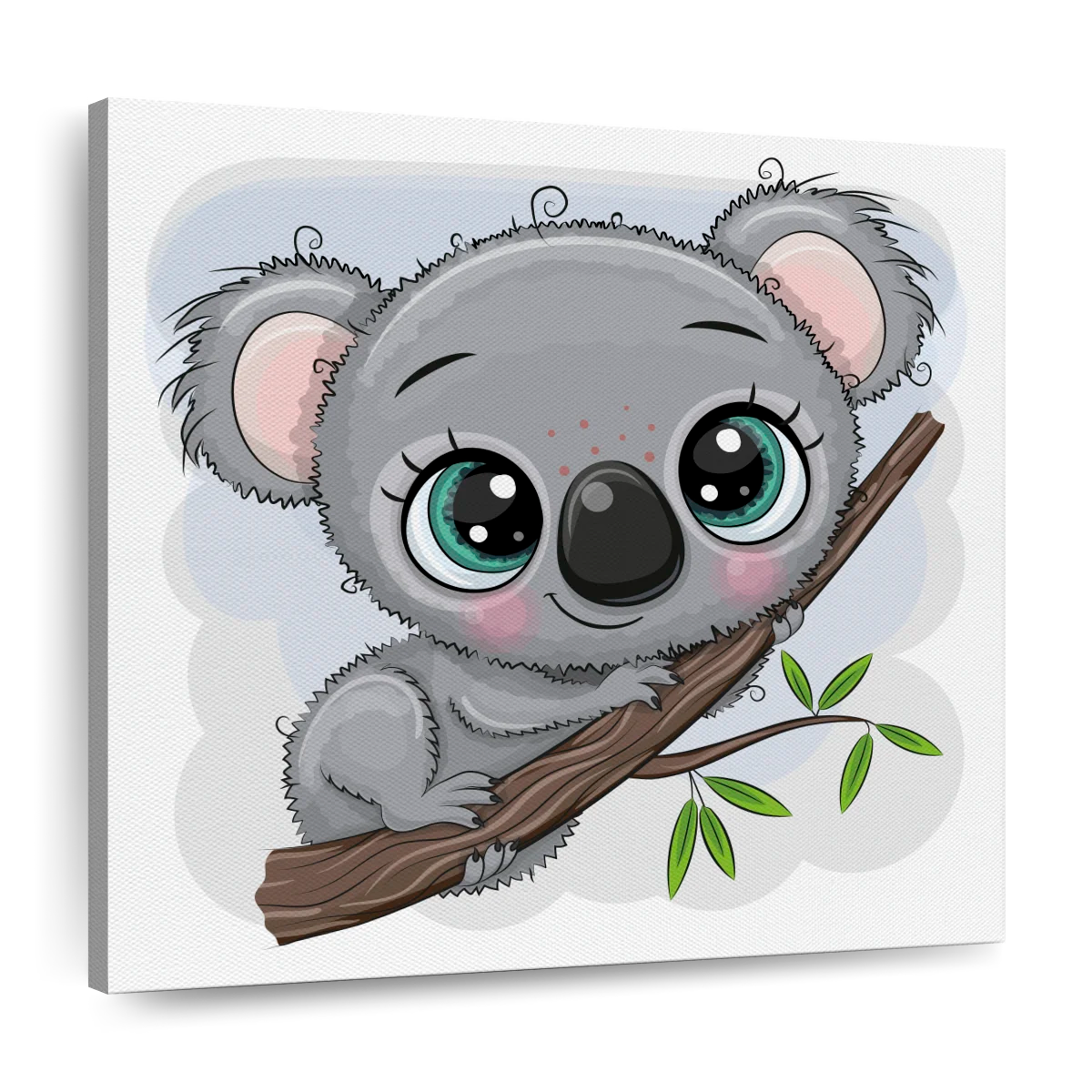 Premium Photo  Colorful koala painted illustration on a solid