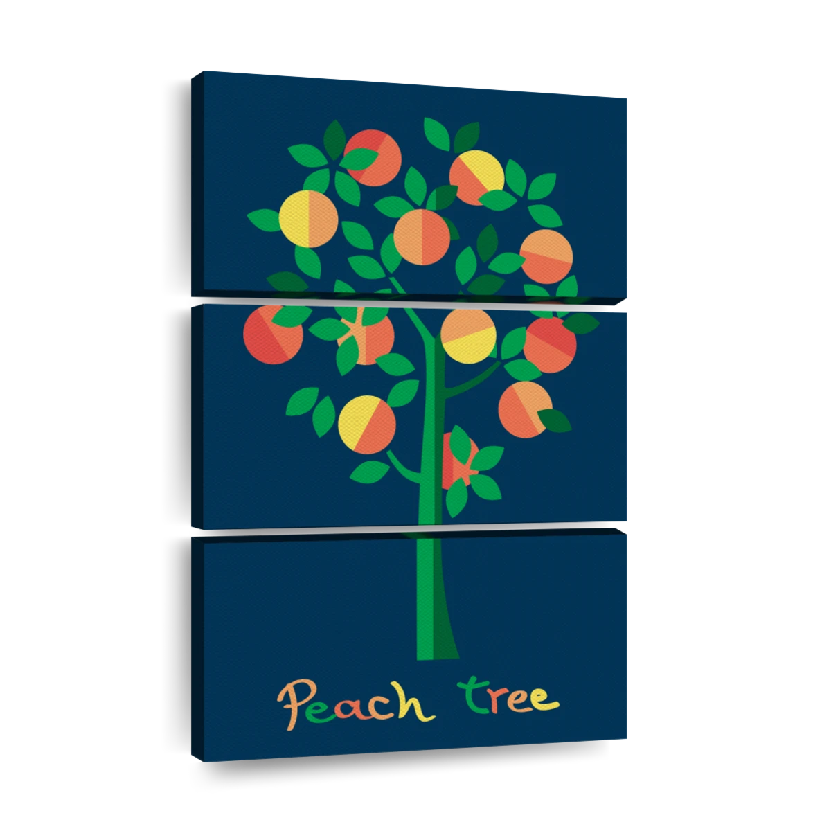 peach tree art