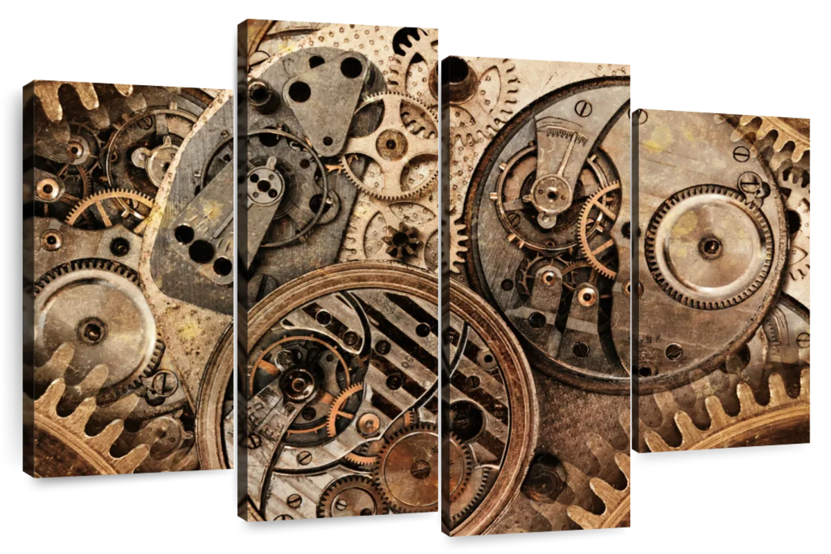 antique clockwork gears