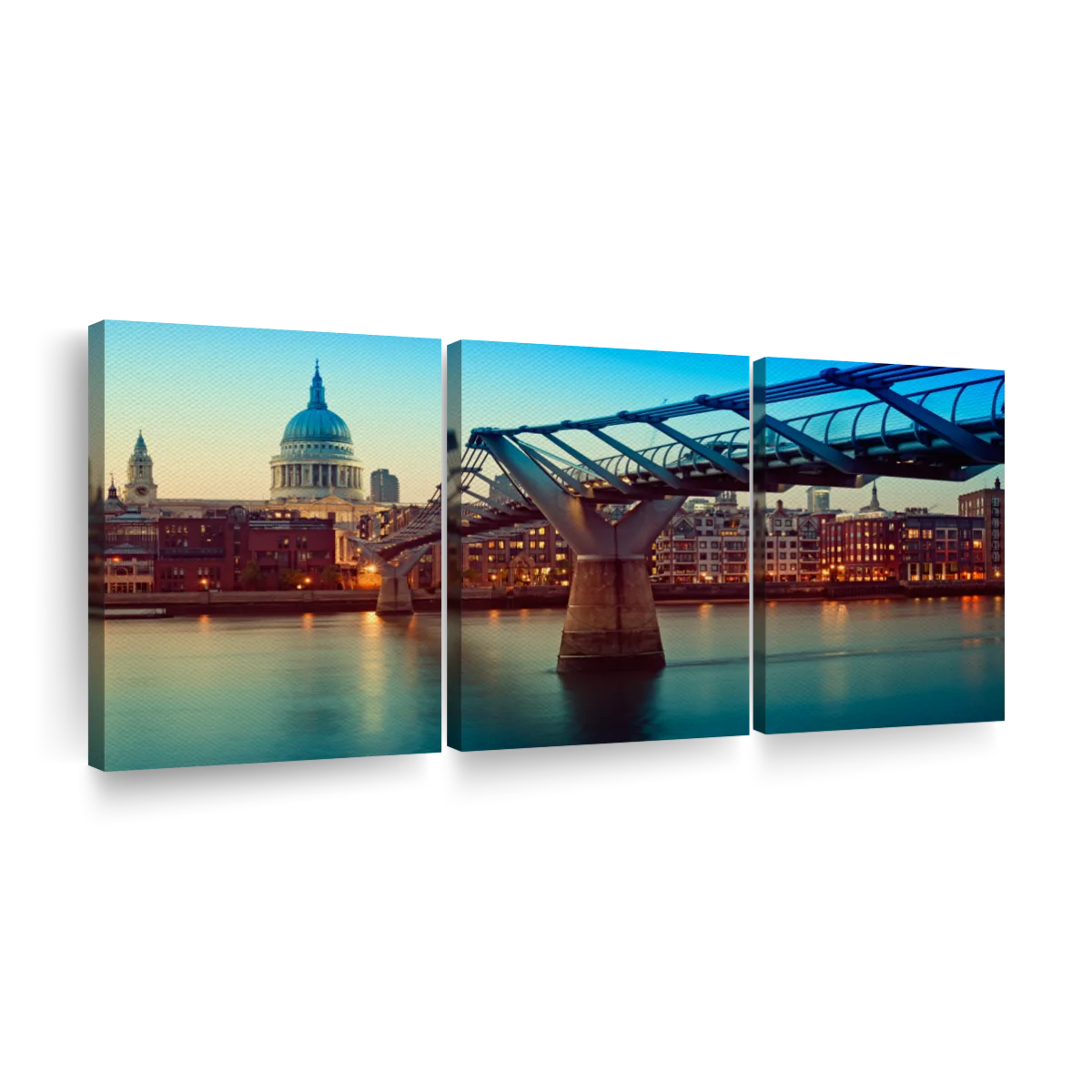 Millennium Steel Suspension Bridge Wall Art | Photography