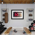 Hanging Boxing Gloves Wall Art