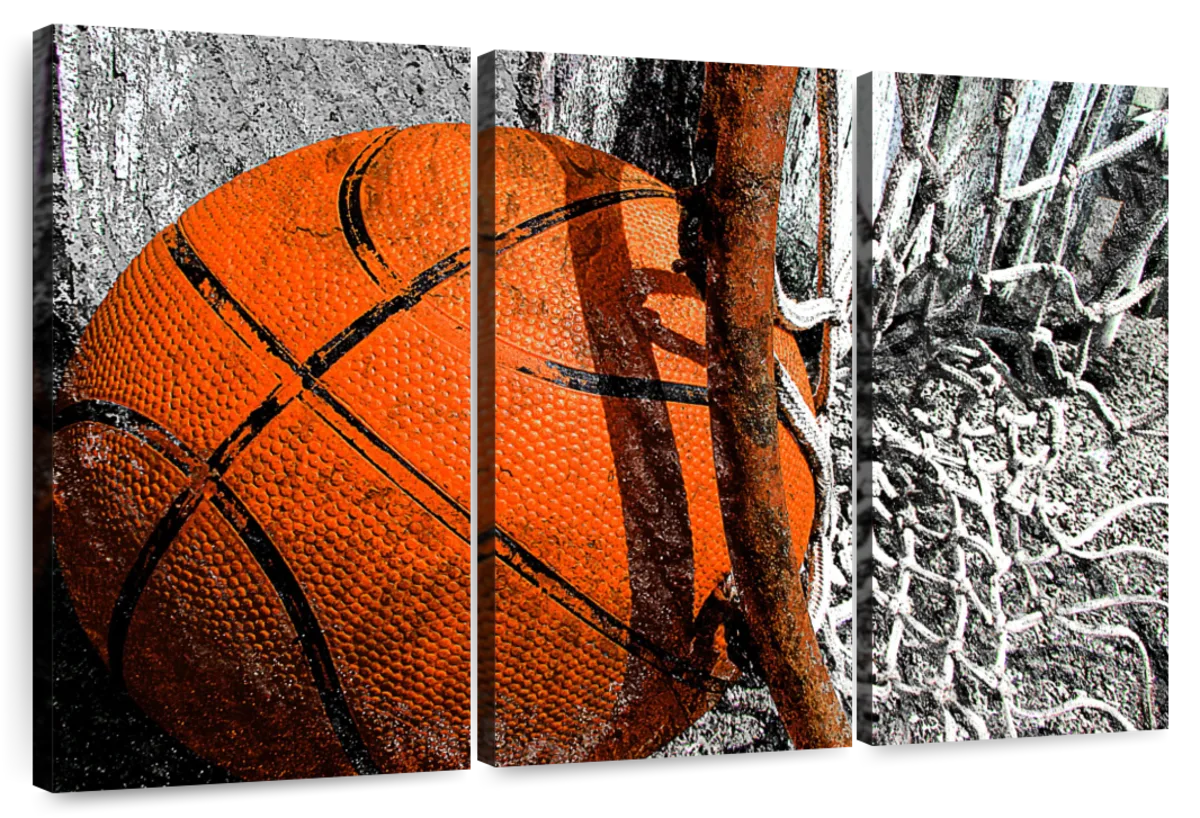 Orange Basketball Pop Art: Canvas Prints, Frames  Posters