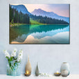 Emerald lake sunset 1 piece Wall Art Pictures