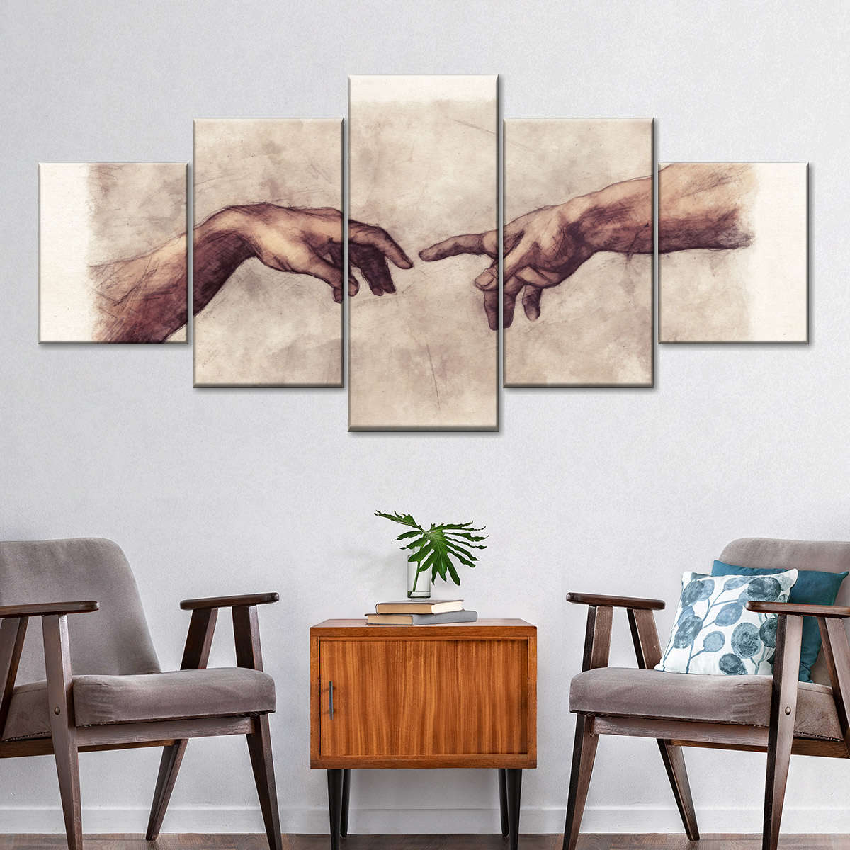 Angels Touching Fingers Wall Art: Canvas Prints, Art Prints & Framed Canvas