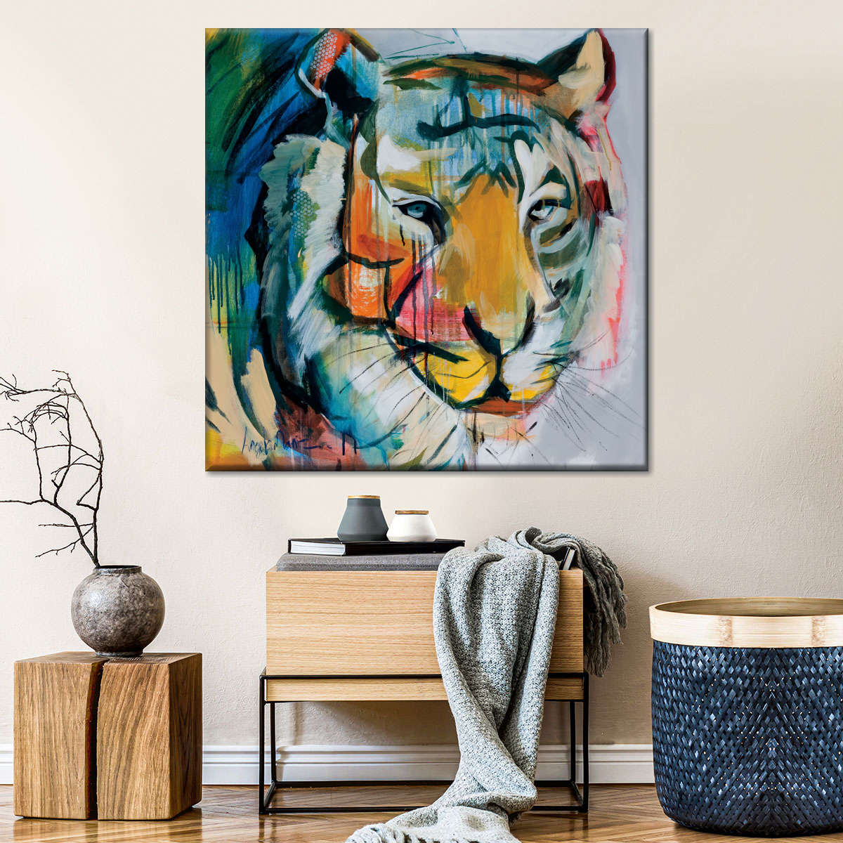 Tiger Tiger Wall Art | Painting | by Angela Maritz