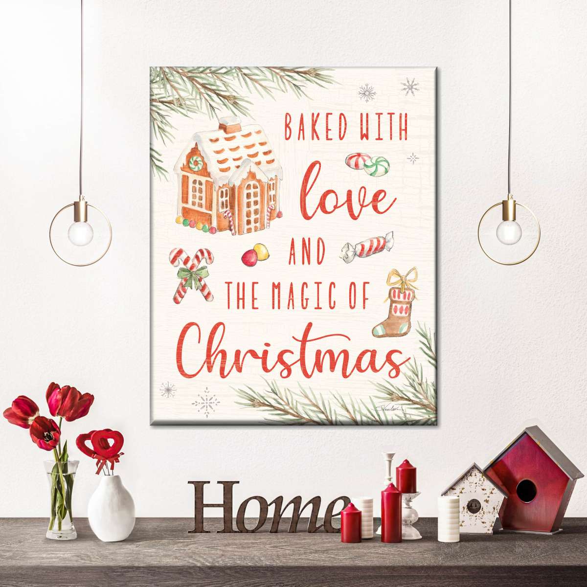 gingerbread-christmas-i-multi-panel-canvas-wall-art-elephantstock