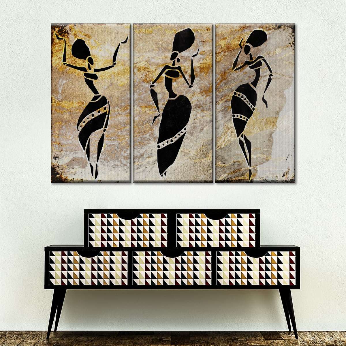 Framed African American Women Dancing Wall Art - Italy