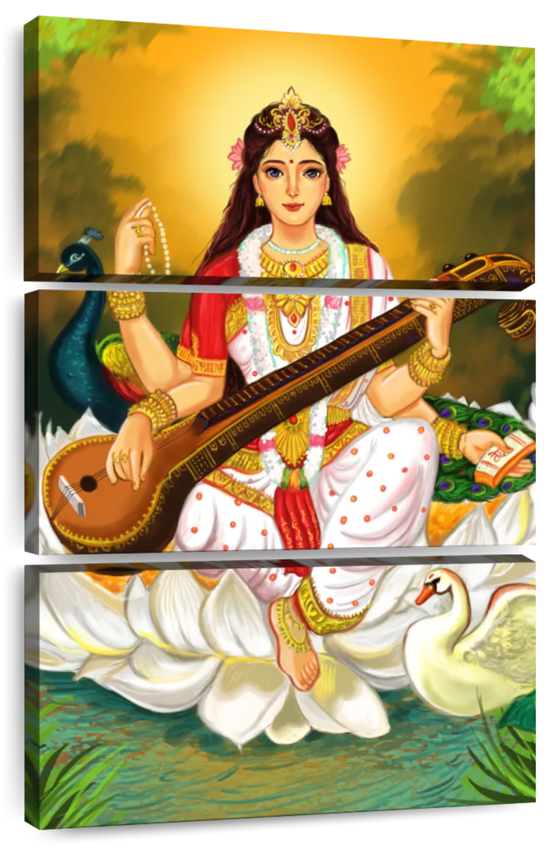 MAA SARASWATI VIDEO - Drawing and painting - Notes - Teachmint