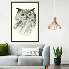 Forest Tree Owl Wall Art | Photography