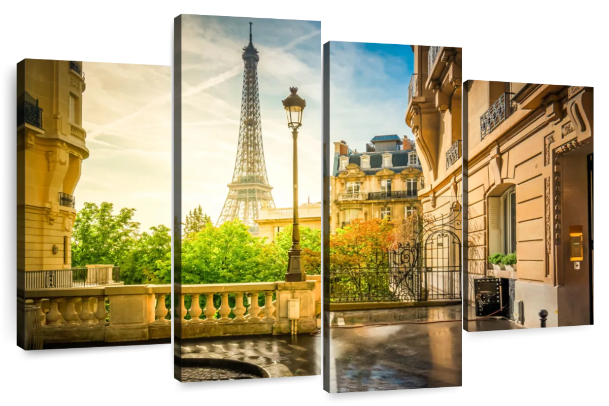 View of the Eiffel Tower: a stunning point of view