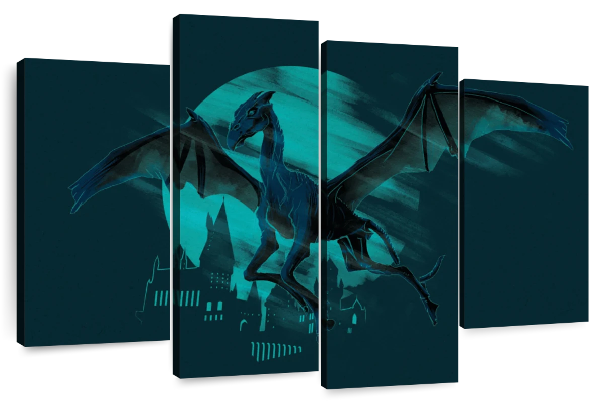 Harry Potter Thestral Art: Posters & Prints, Canvas Frames