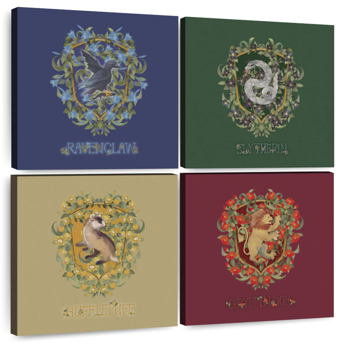  Harry Potter Hogwarts is My Home 4 Piece Full Sheet