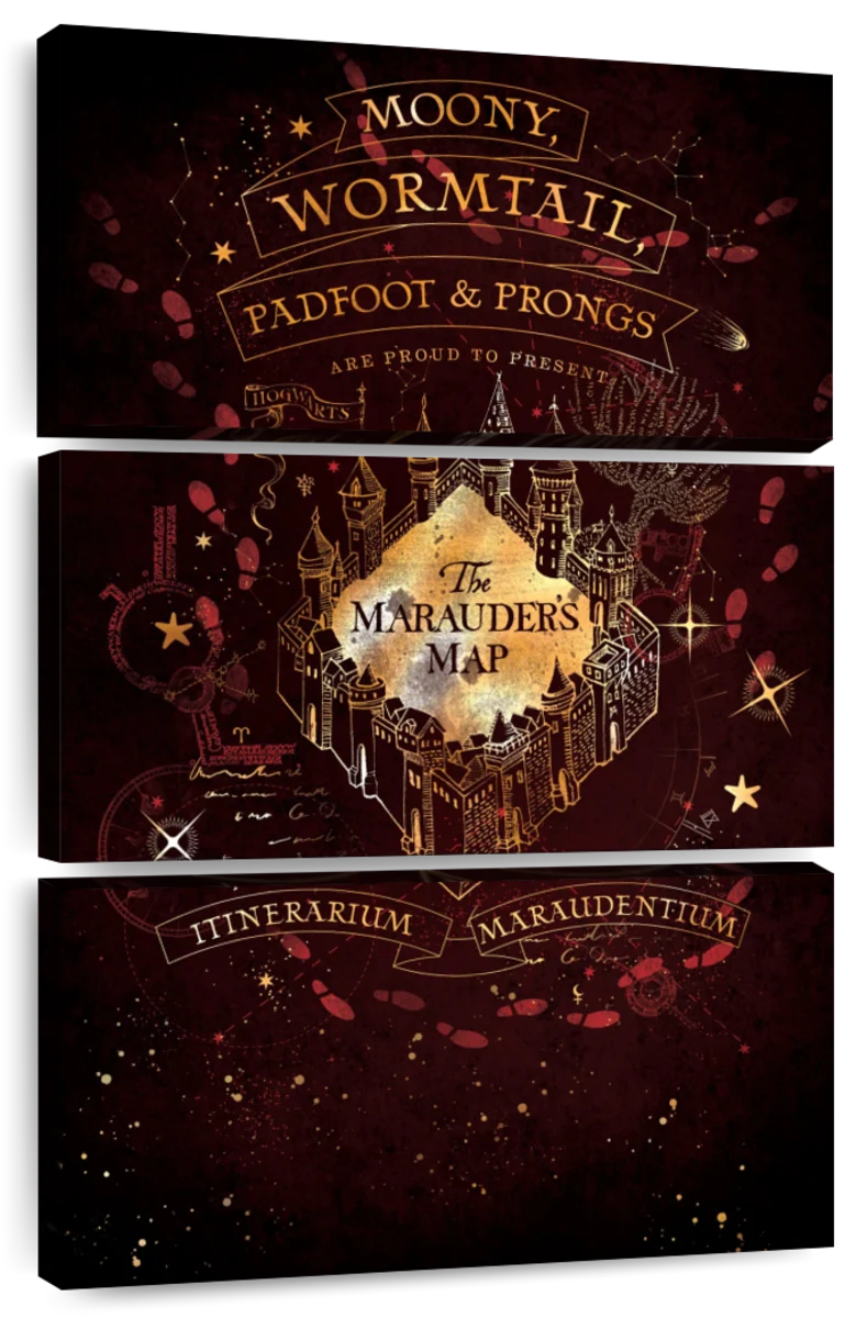 Harry Potter Poster - The Marauders Map
