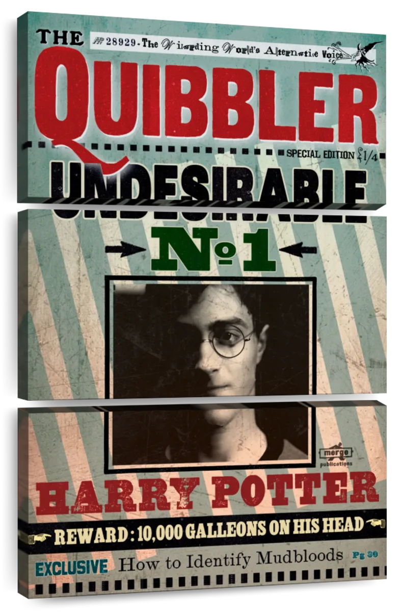 Poster - Undesirable No.1 Harry Potter - Boutique Harry Potter