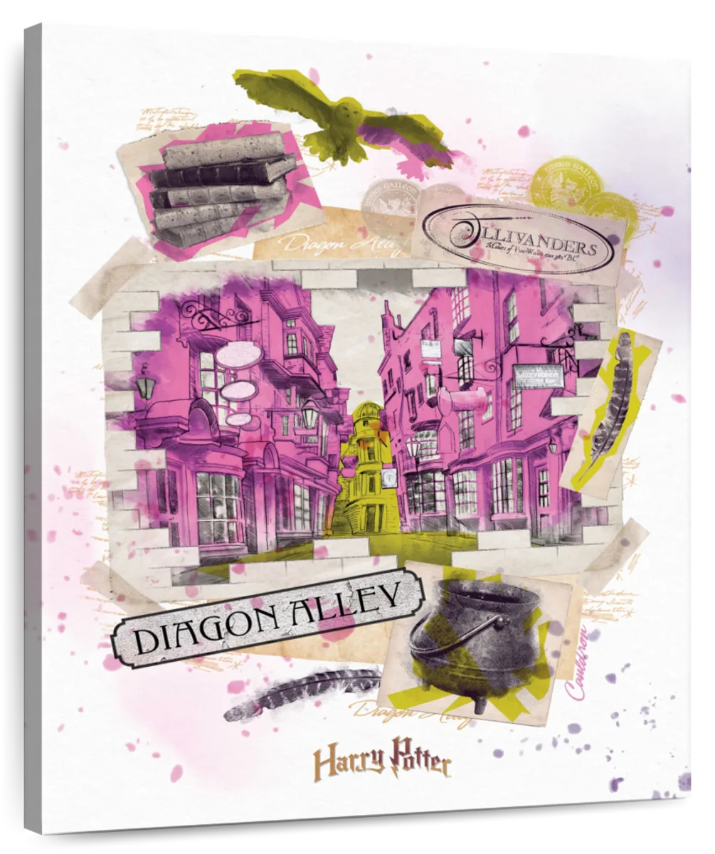 Always Harry poter-lettering and watercolor  Harry potter watercolor, Harry  potter painting, Harry potter canvas painting