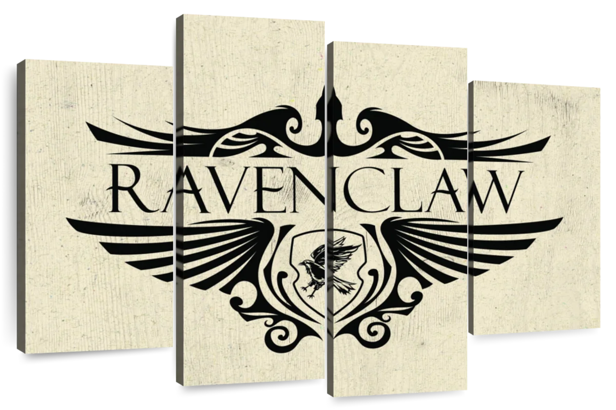 Harry Potter Grunge Ravenclaw Sign Art: Canvas Prints, Frames