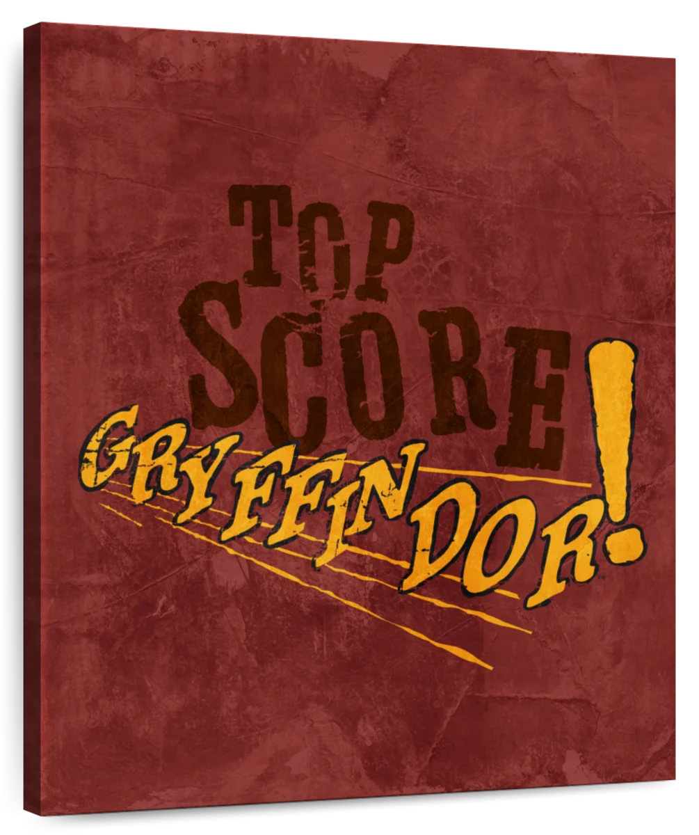 Edele Detector ontrouw Harry Potter Gryffindor Top Score Wall Art | Digital Art