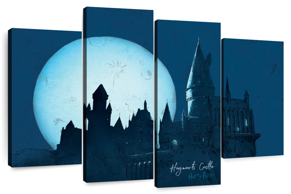 Metallic Hogwarts United Cardstock Hanging Decorations, 24ct - Harry Potter