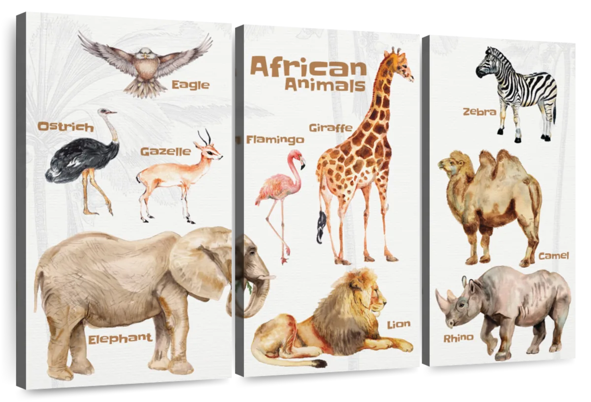 african animal art for kids