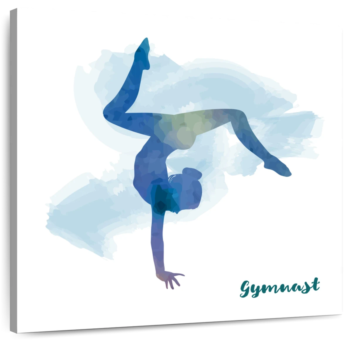 Gymnastics Silhouette Wall Decal