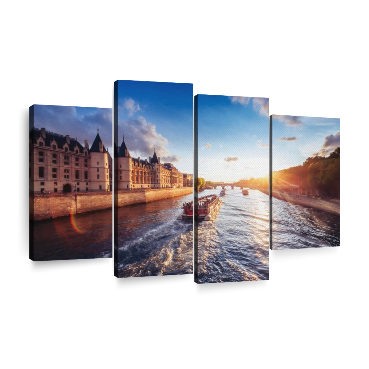 Pont Neuf Blue Hour Paris Photography Wall Art Seine River 