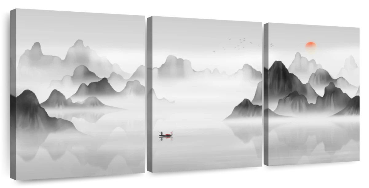 Large Abstract Landscape Wall Art | Digital Art