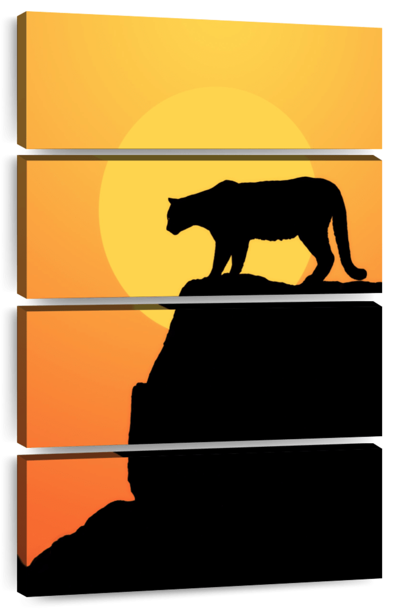 mountain lion silhouette