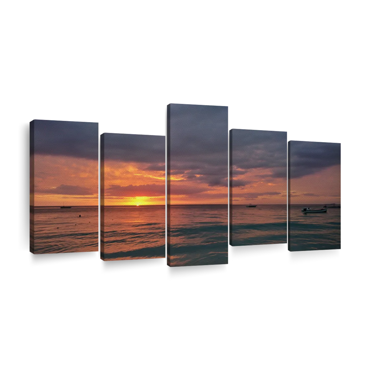 Dramatic Beach Sunset Wall Art | Photography
