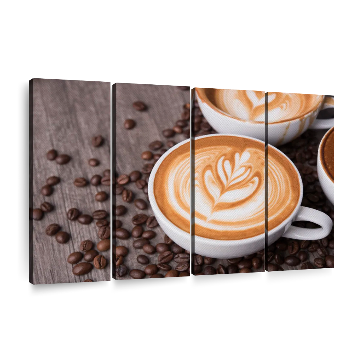 Creative Cappuccino Coffee Art: Canvas Prints, Frames & Posters