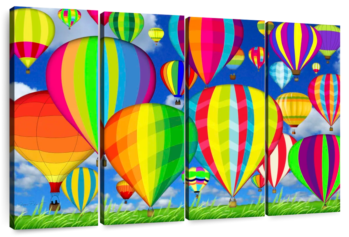 Canvases Paint Numbers Balloons  Hot Air Balloons Paint Numbers - Pictures  Number - Aliexpress