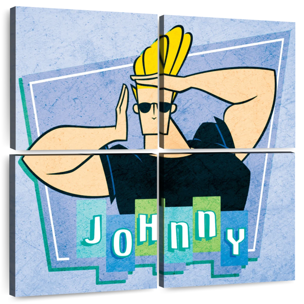 Johnny Bravo Sticker for Sale by RoserinArt