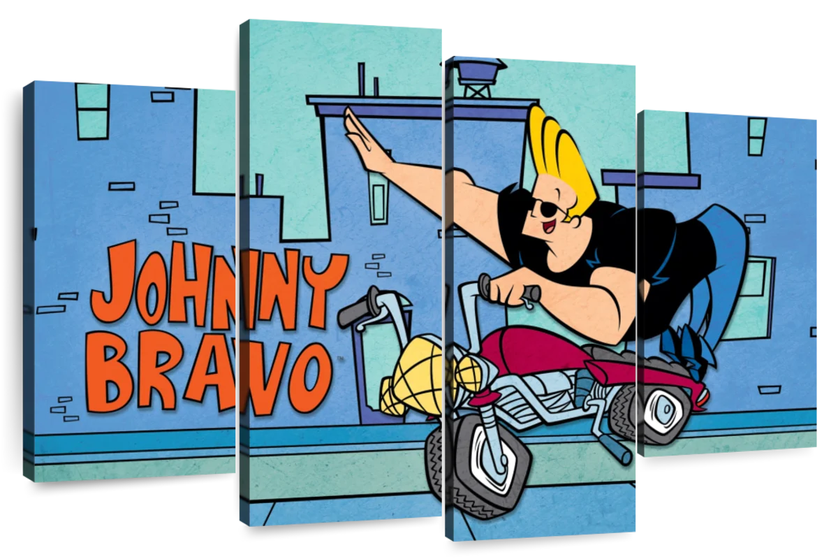 Johnny Bravo Cartoon Network Plastic Collectible