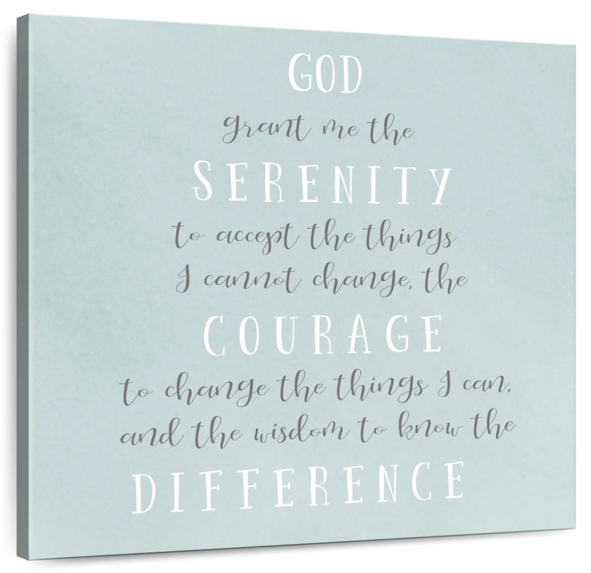 full serenity prayer poster