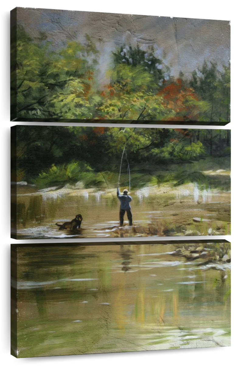 Old Fly Fishing Rods Wall Art: Canvas Prints, Art Prints & Framed Canvas