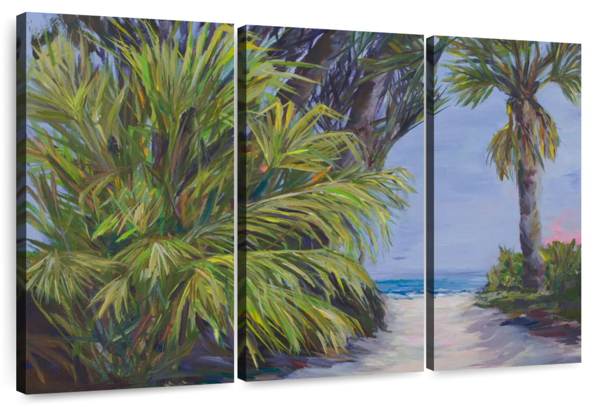 Beach Pathway Wall Art | Painting | by Julie DeRice