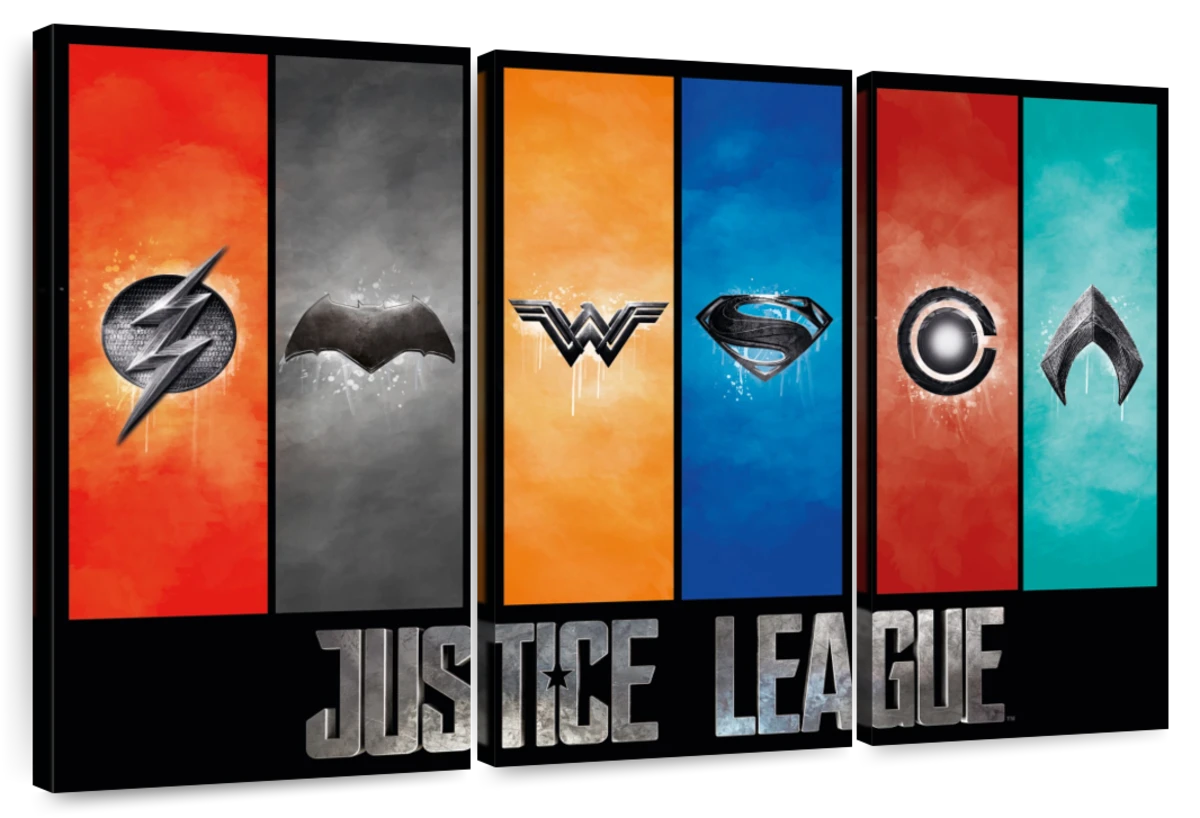 justice league logos