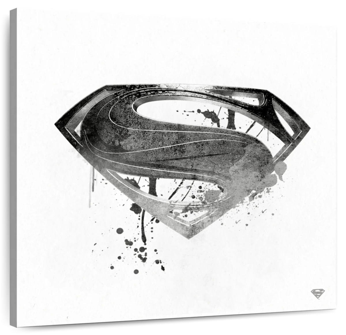 superman logo pencil sketch